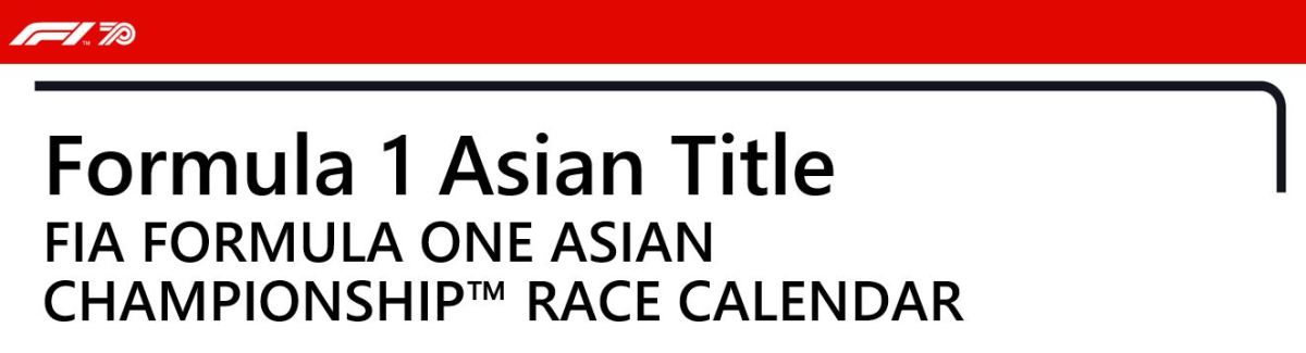 Formula One Asian Continental Title
