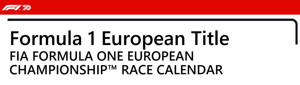 Formula One European Continental Title