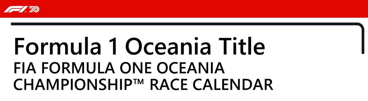 Formula One Oceania Continental Title